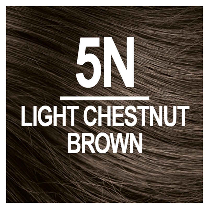 Natural Permanent Hair Color Kit - Light Chestnut Brown & Varieties