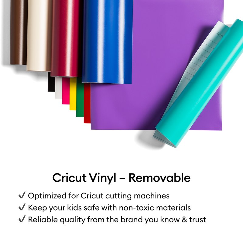 Removable Vinyl Sampler Pack - Tropical Colors for Cricut Cutting Machines