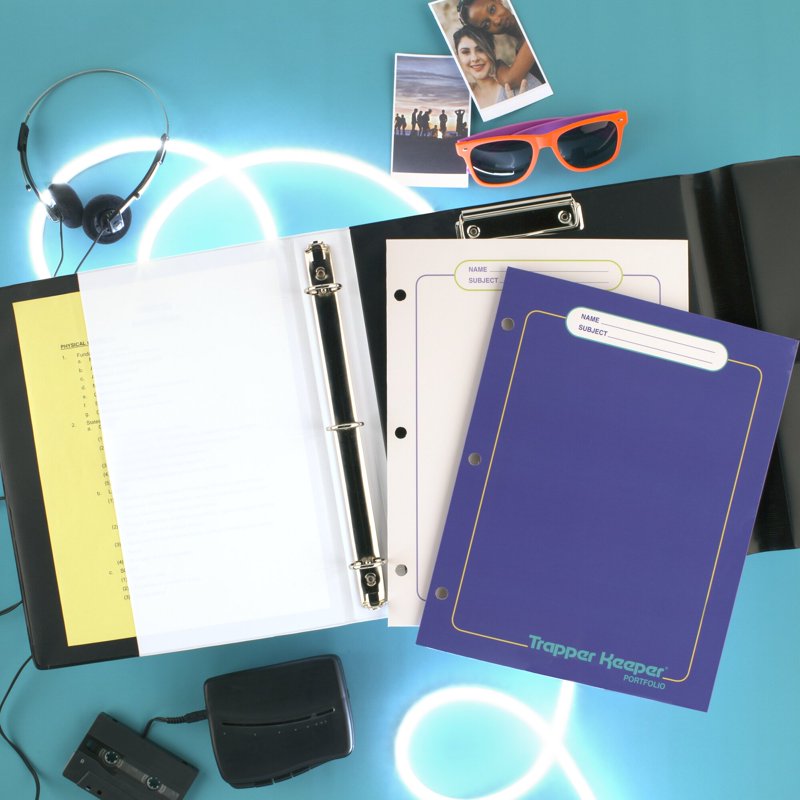 Paint Splatter Binder for School or Office Organization - 1 Inch Metal Rings