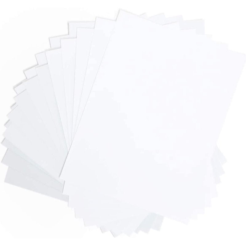 Printable Heat Transfer Vinyl Sheets for Sublimation - Multicolor 8.4x11 in, Pack of 10
