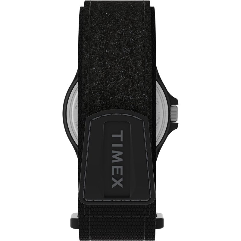 Men's Outdoor Military-Style 40mm Resin Watch with Indiglo and Water Resistance