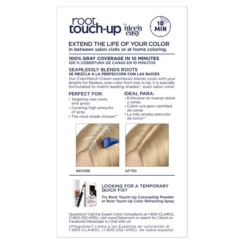 Root Touch-Up Hair Color Kit for Gray Coverage & Root Blending