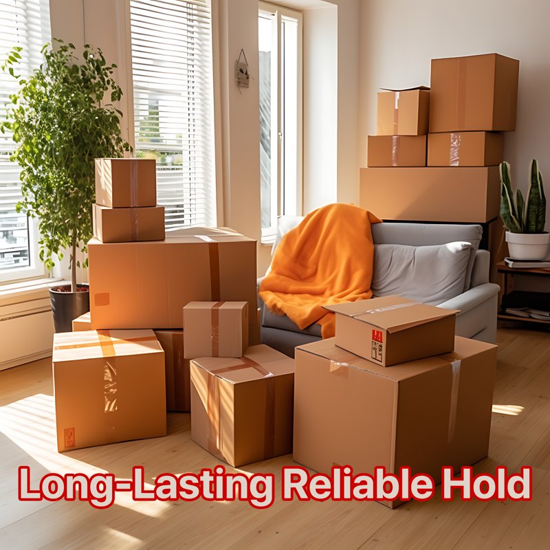 Heavy Duty Packing Tape - Clear Sealing Tape for Moving Shipping & Storage