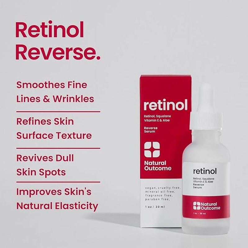 Retinol Facial Serum - Anti-Aging, Hydrating, 10 oz