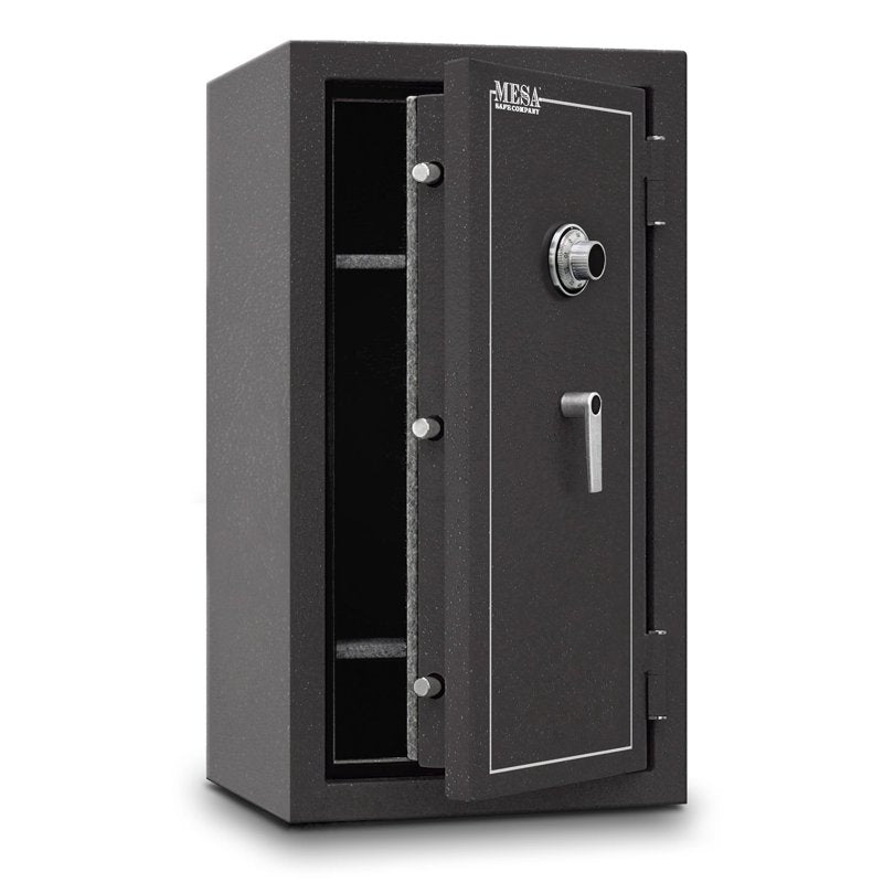 Fire & Burglary Safe with Lock and USB Power Strip - All Steel Security Safe