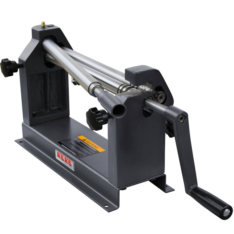 Manual Sheet Metal Roller Machine 12 Inch Capacity for Steel Aluminum Copper