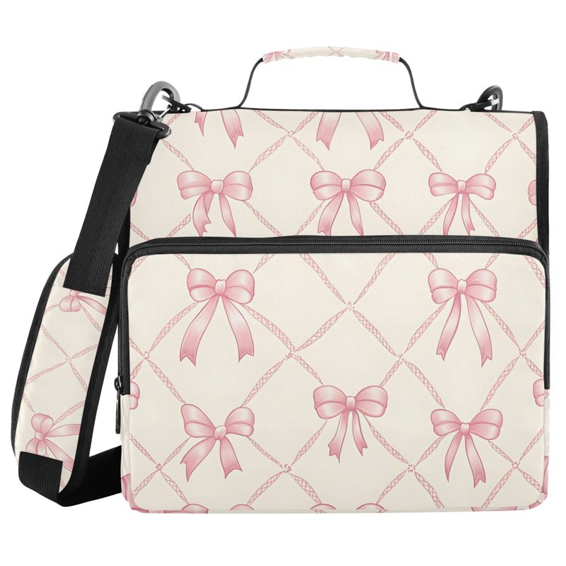 Zipper Binder with Multiple Pockets and 3-Ring File Organizer, 1.5 Inch Capacity