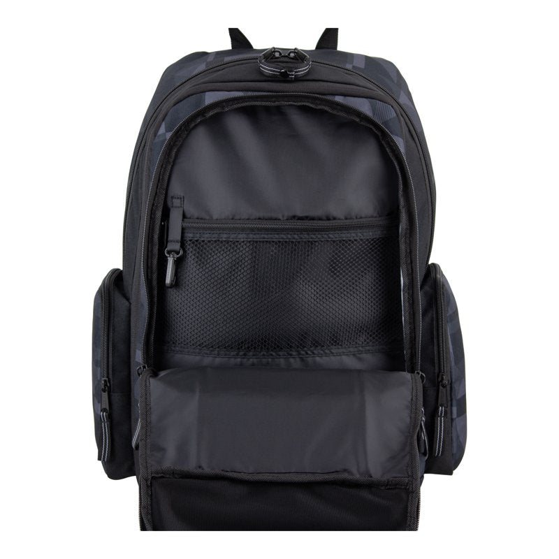 Unisex Recycled Expandable Backpack with Multiple Compartments and Molle Webbing