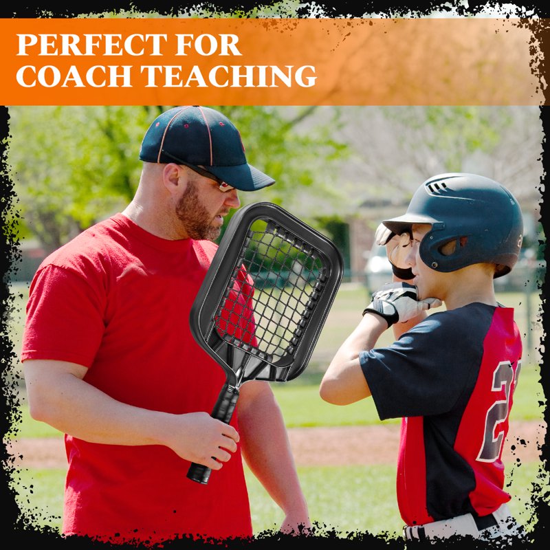 Baseball Fungo Racket for Fly Balls & Grounders, Lightweight Practice Training Tool