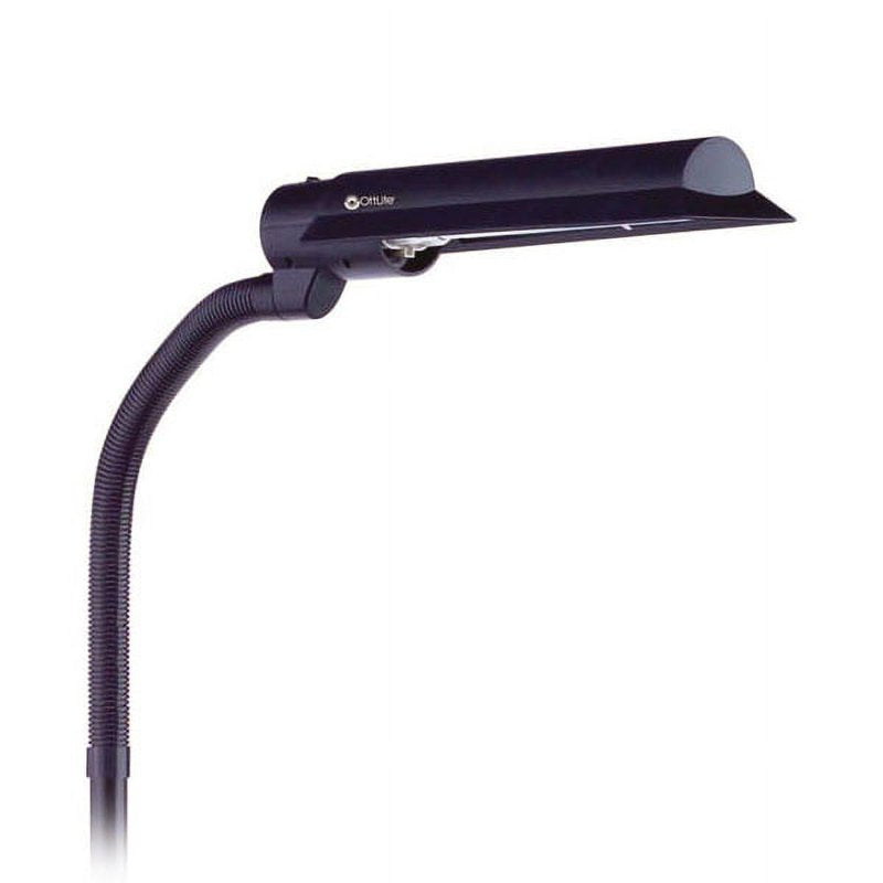 OttLite WingShade 18W Floor Lamp - Adjustable Black Reading Light