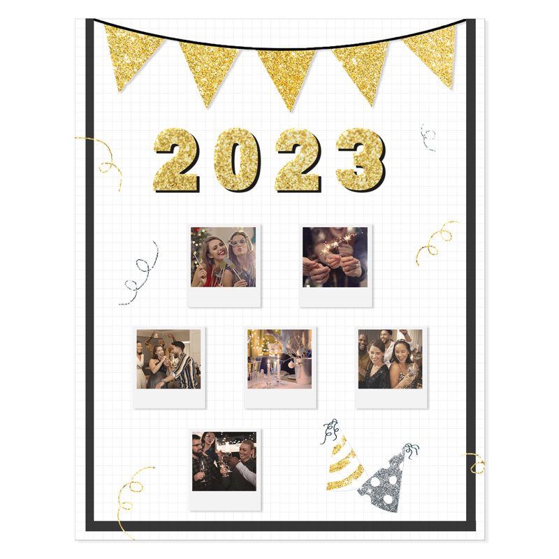 Heavyweight Grid Poster Board 22x28 Inches 5-Pack for Signs & Projects