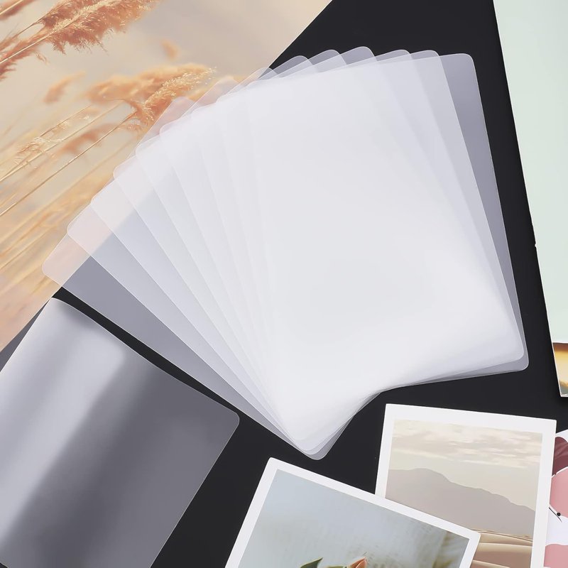 100 Clear Thermal Laminating Pouches 4x6.26 Inches for Photos & Documents