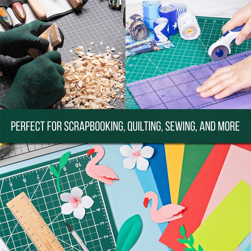 Self-Healing Cutting Mat with Grid for Crafts Sewing Quilting and Scrapbooking