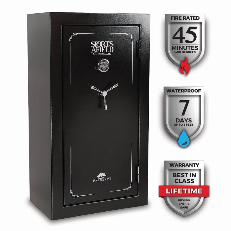 Sports Afield Preserve Series 14.03 cu. ft. Fireproof Waterproof Gun Safe with Electronic Lock