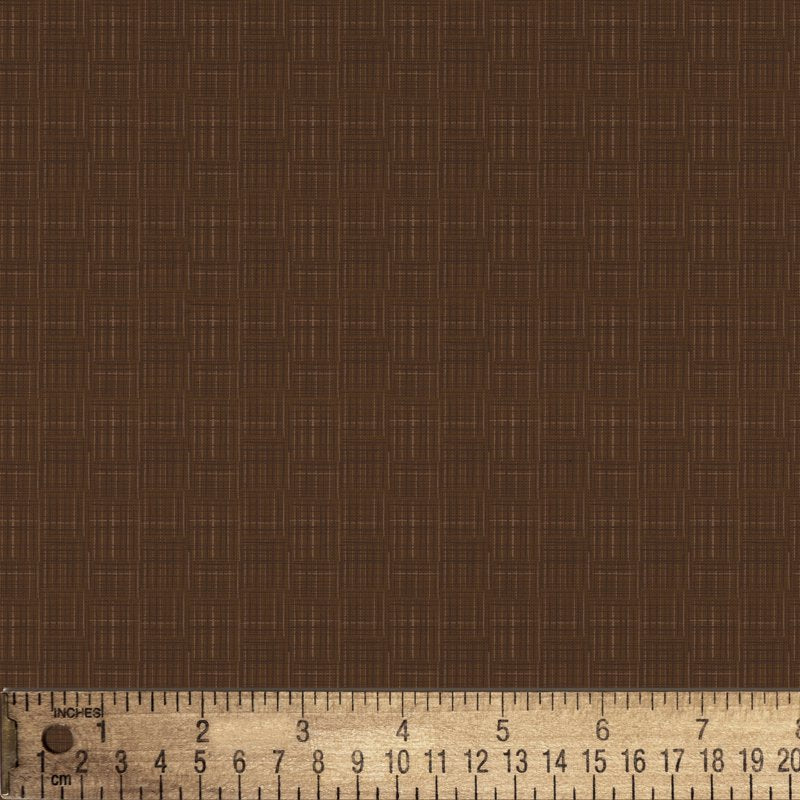 Cotton Sewing Fabric by the Yard - Crosshatch Pattern, 44 Inch Wide