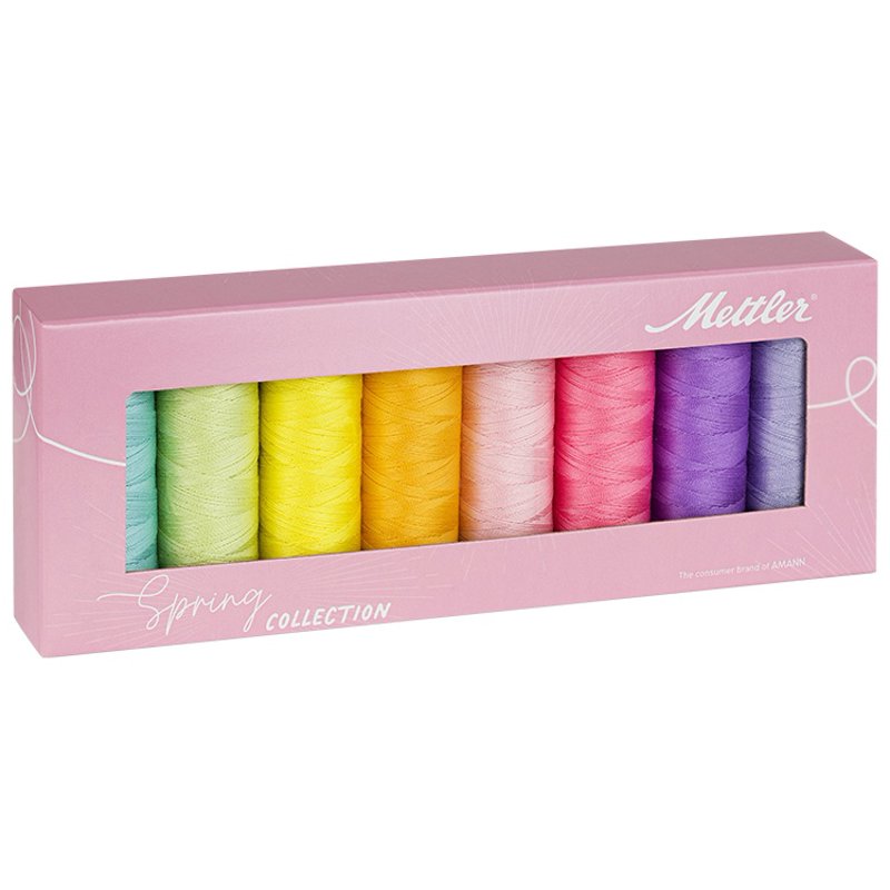 Cotton Sewing Thread Pack - 8 Spools of 100% Egyptian Cotton for Quilting & Crafting