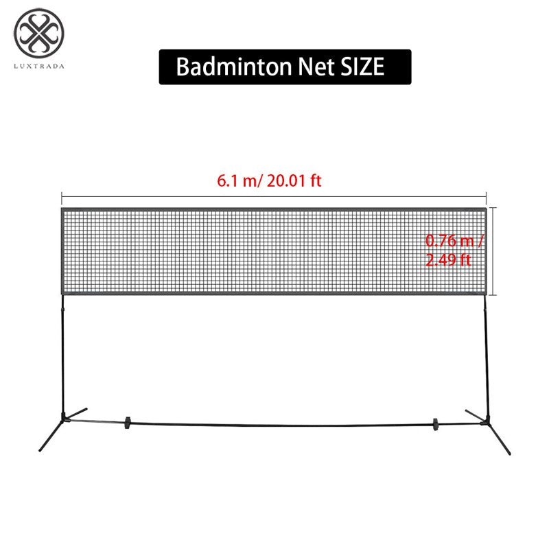 Badminton Tennis Volleyball Net for Beach Garden Indoor Outdoor Games