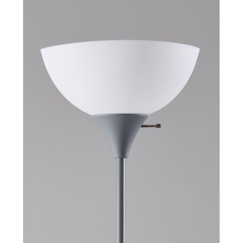 72-Inch Combo Floor Lamp with Adjustable Reading Light - Multiple Finishes