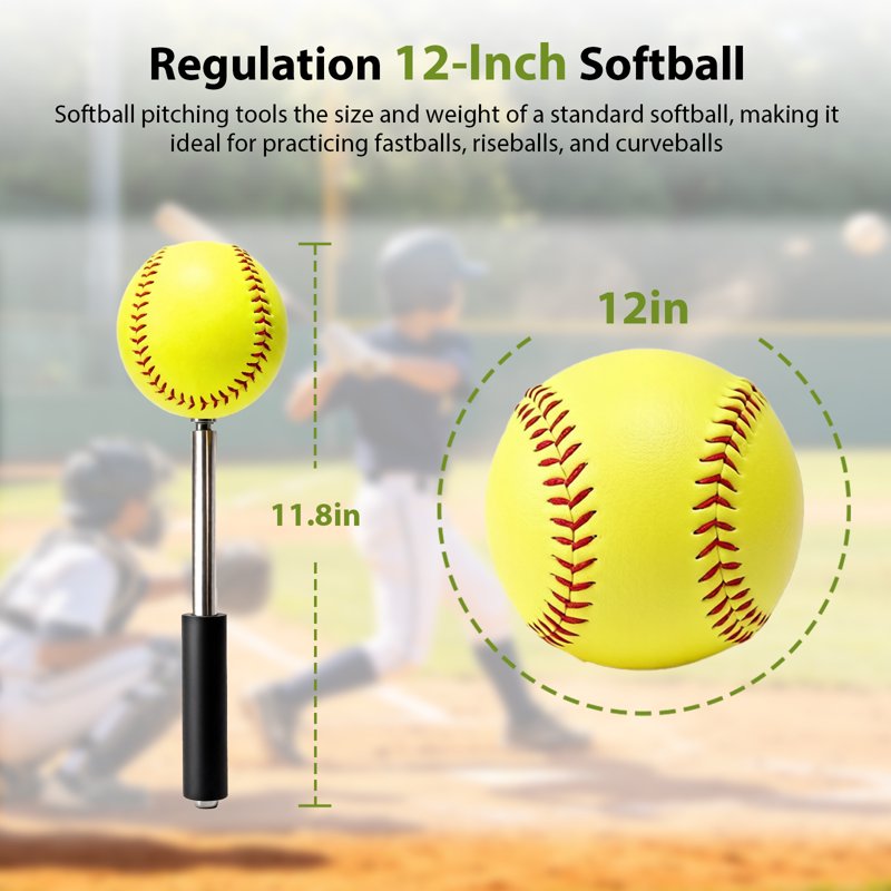 Softball Pitching Trainer Spinner for Finger Strength & Spin Control