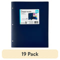 4-Pocket Poly Folder for Office and School Documents - 19 Pack
