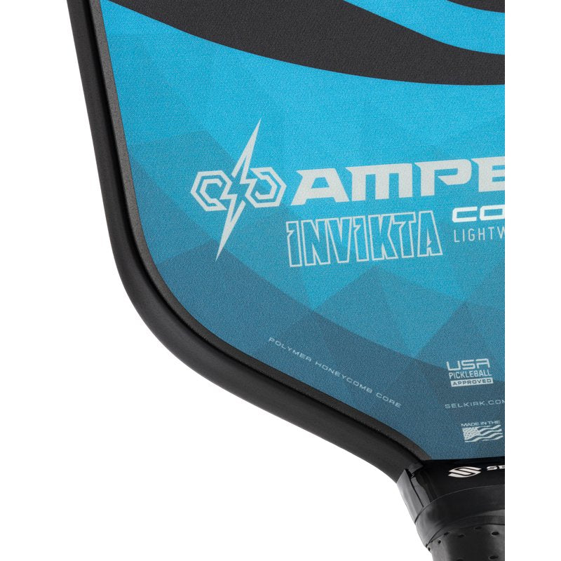 Selkirk Amped Control Pickleball Paddle Blue – Lightweight FiberFlex Face, X5 Core, USAPA Approved