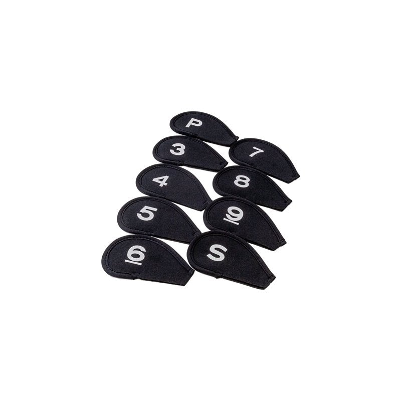 Neoprene Iron Club Covers Set - Protect Golf Clubs with Numbered Headcovers