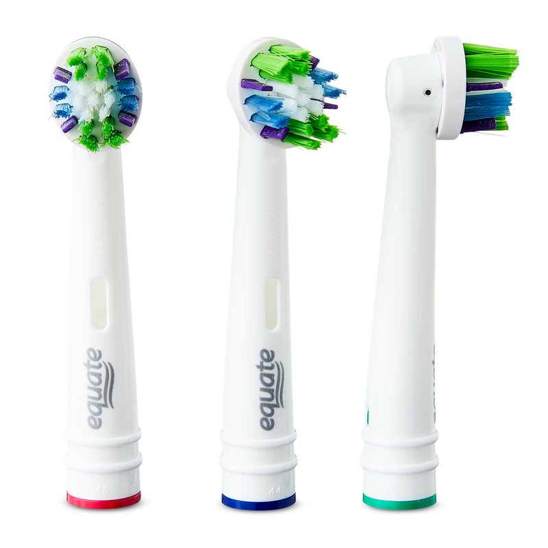 Electric Toothbrush Replacement Heads with Deep-Flossing Bristles - Pack of 8