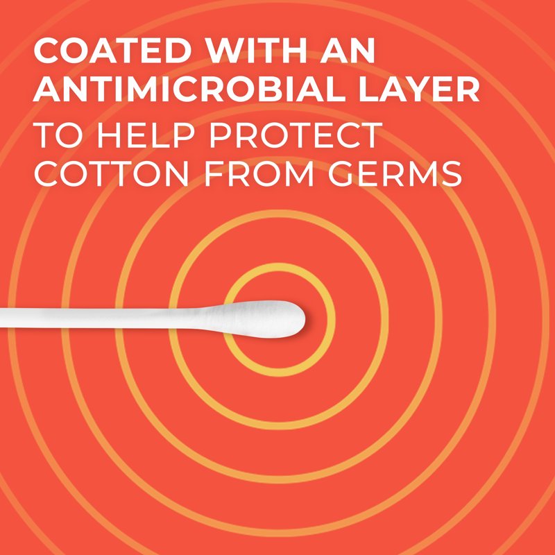 Cotton Swabs Pack of 12 - Soft Cotton Tips for First Aid, Beauty & Baby Care