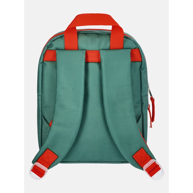 Kids Jurassic World Mini Backpack 10-inch School Bag with Dinosaur Patches