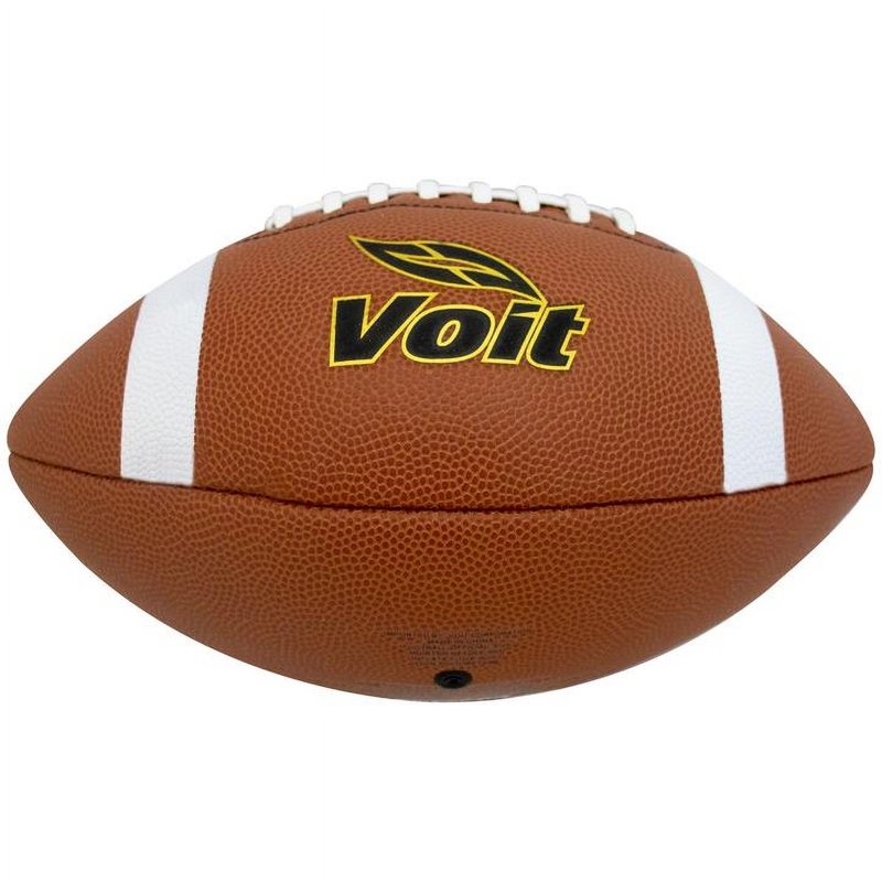 Official Size 9 Composite Football for Training and Practice - Brown