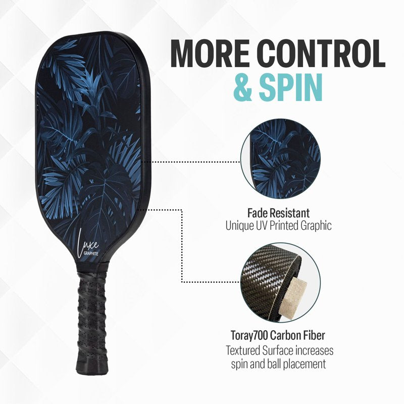 Palms-O-Aces Midnight Palms Lightweight Graphite Pickleball Paddle