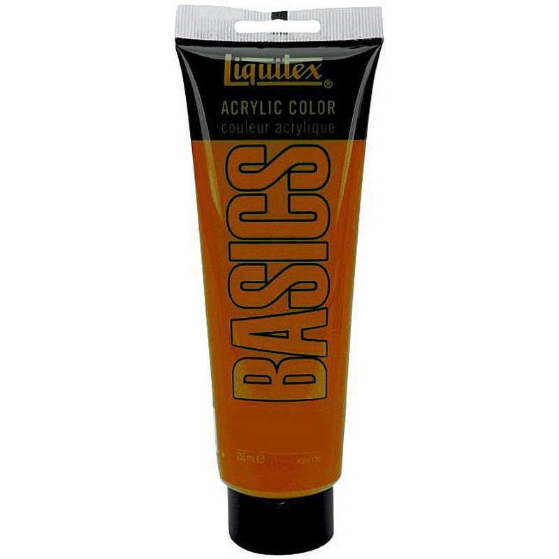 Liquitex BASICS Acrylic Paint Tube 4oz Burnt Sienna for Artists & Students
