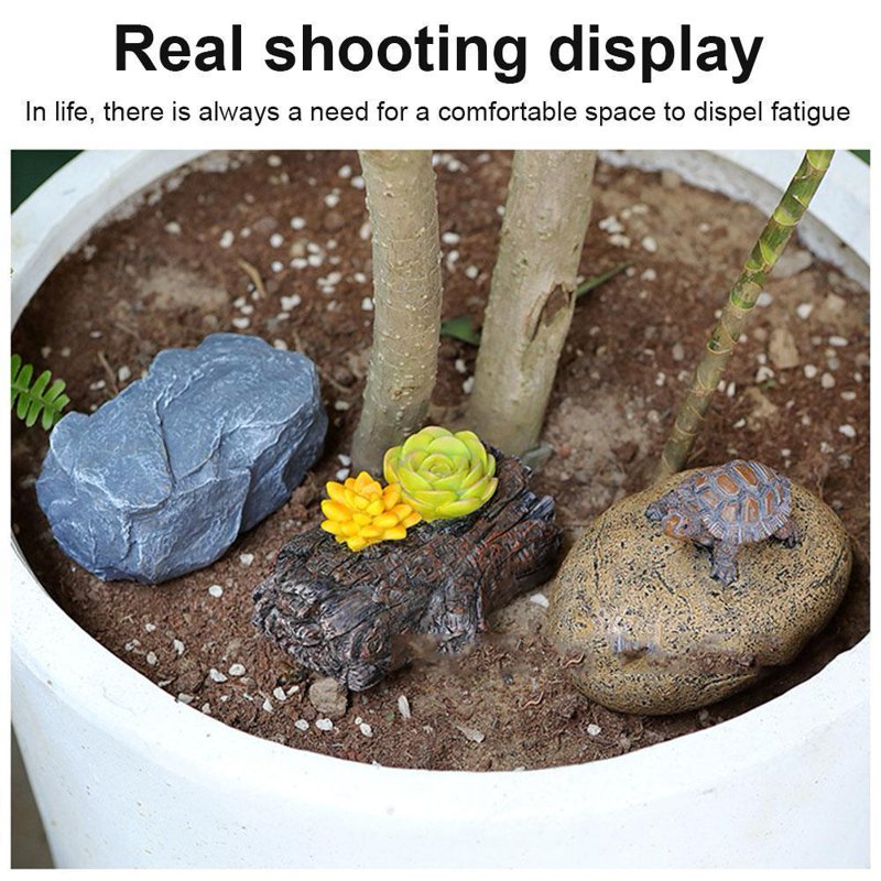 Outdoor Rock Key Hider Safe - Discreet Weather-Resistant Garden Key Storage
