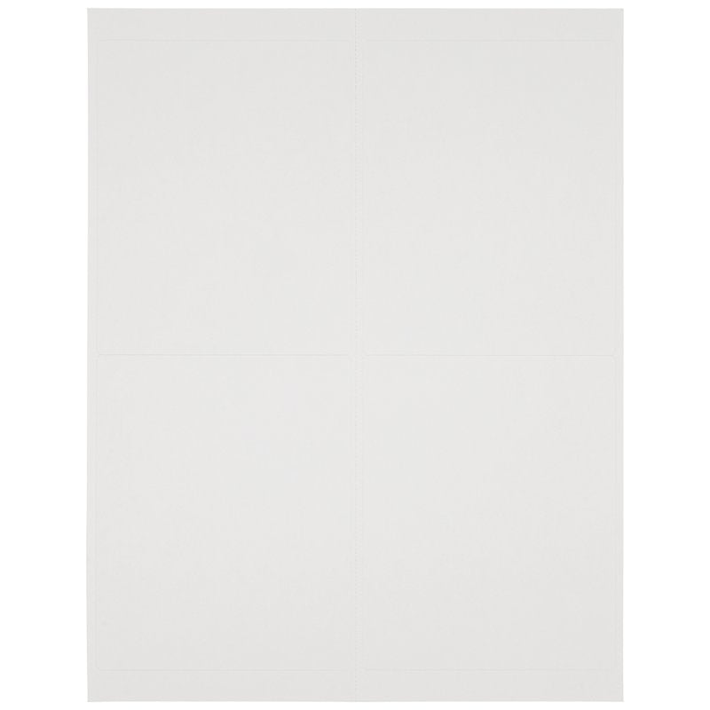 Large Shipping Address Labels 4x5 Inches - White Self-Adhesive Pack of 120