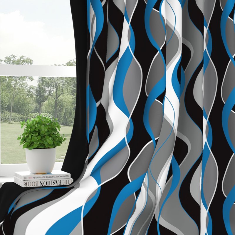Blackout Curtains Set of 2 - Room Darkening Drapes for Bedroom & Living Room, 52x84 Inches