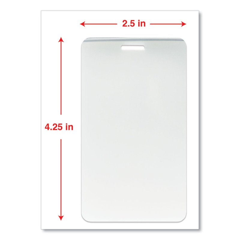 Gloss Clear Laminating Pouches 2.5 x 4.25 Inches, 5 Mil Thickness - Pack of 25
