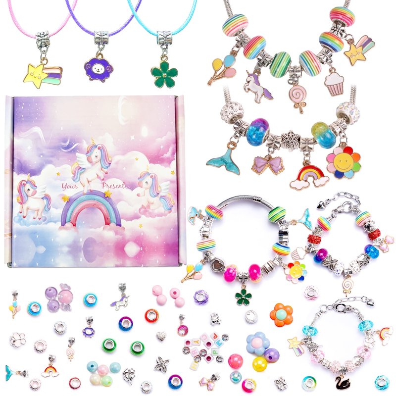Bracelet Making Kit with Beads and Accessories for Kids and Teens