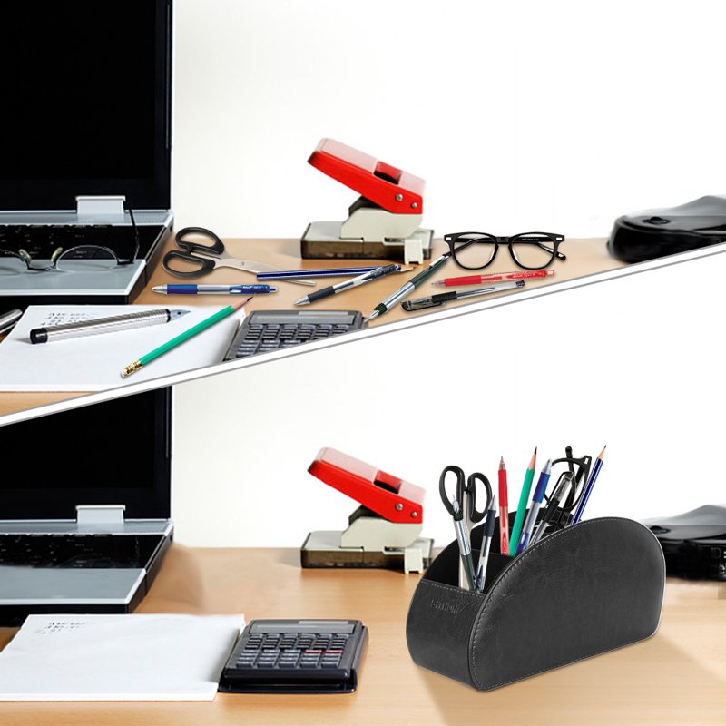 Multi-Compartment Remote Control Holder Organizer for TV & Media Devices