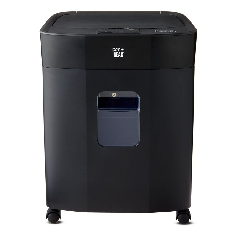 Auto Feed Micro Cut Paper Shredder with 6 Gallon Pull-Out Bin - Security Level P-4