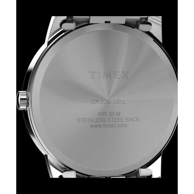 Men's Easy Reader Watch with Day-Date and Indiglo Night Light - Water Resistant