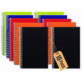 4x6 College Ruled Wirebound Memo Books - Assorted Color Notepads, 50 Sheets, 10 Pack