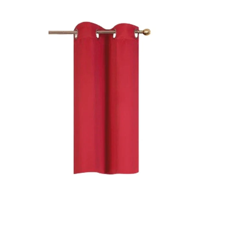 Thermal Blackout Grommet Window Curtain Panel 28x36 for Privacy & Energy Efficiency