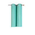 Thermal Blackout Window Curtain Panel Grommet Top 28x36 Inch - Energy Efficient Privacy