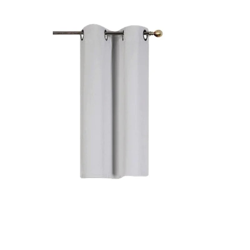 Blackout Window Curtain Panel 28x36 Grommet Thermal Insulated Light Block White