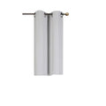 Blackout Window Curtain Panel 28x36 Grommet Thermal Insulated Light Block White
