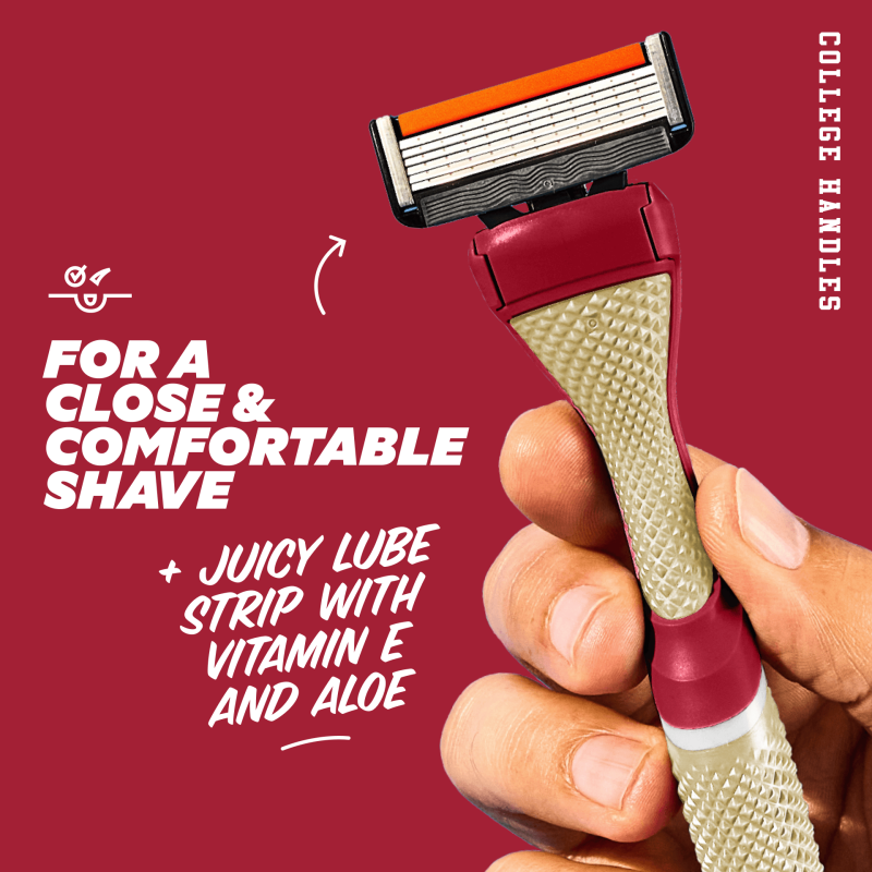 6-Blade Razor Starter Set with Limited-Edition Handle - Shaving Kit for Men
