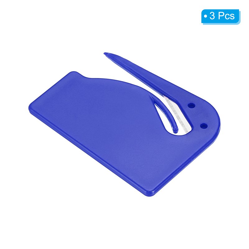 Office Letter Opener Envelope Slitter 3 Pack - Safe Mail Opening Tool for Home & Office