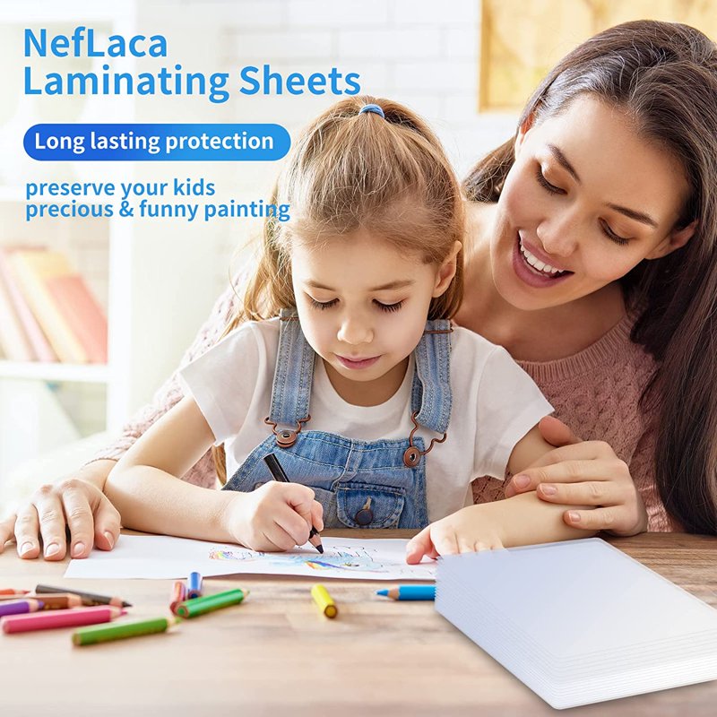 Thermal Laminating Pouches 9x11.5 Inches - Clear, Water-Resistant, 200 Pack, 5 Mil Thickness