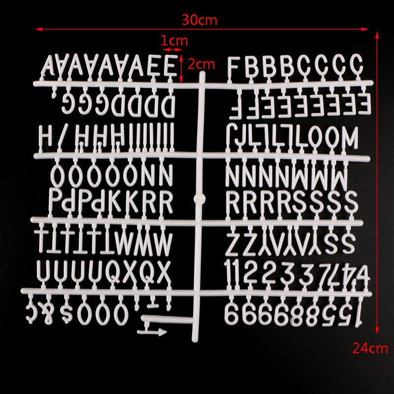 290-Piece Felt Letter Board Characters Set for Home & Office Use