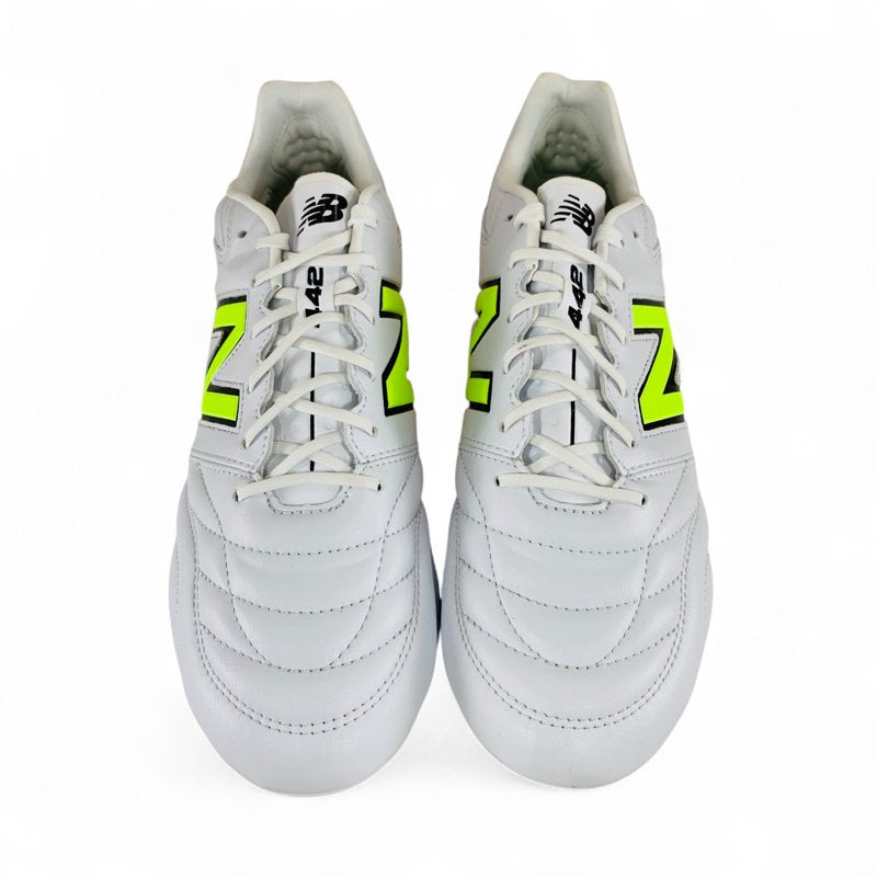 New Balance 442 Pro FG v2 Soccer Cleats – White, 2E Wide, Size 10 (MS41FMB2) – Variation: 10 Wide